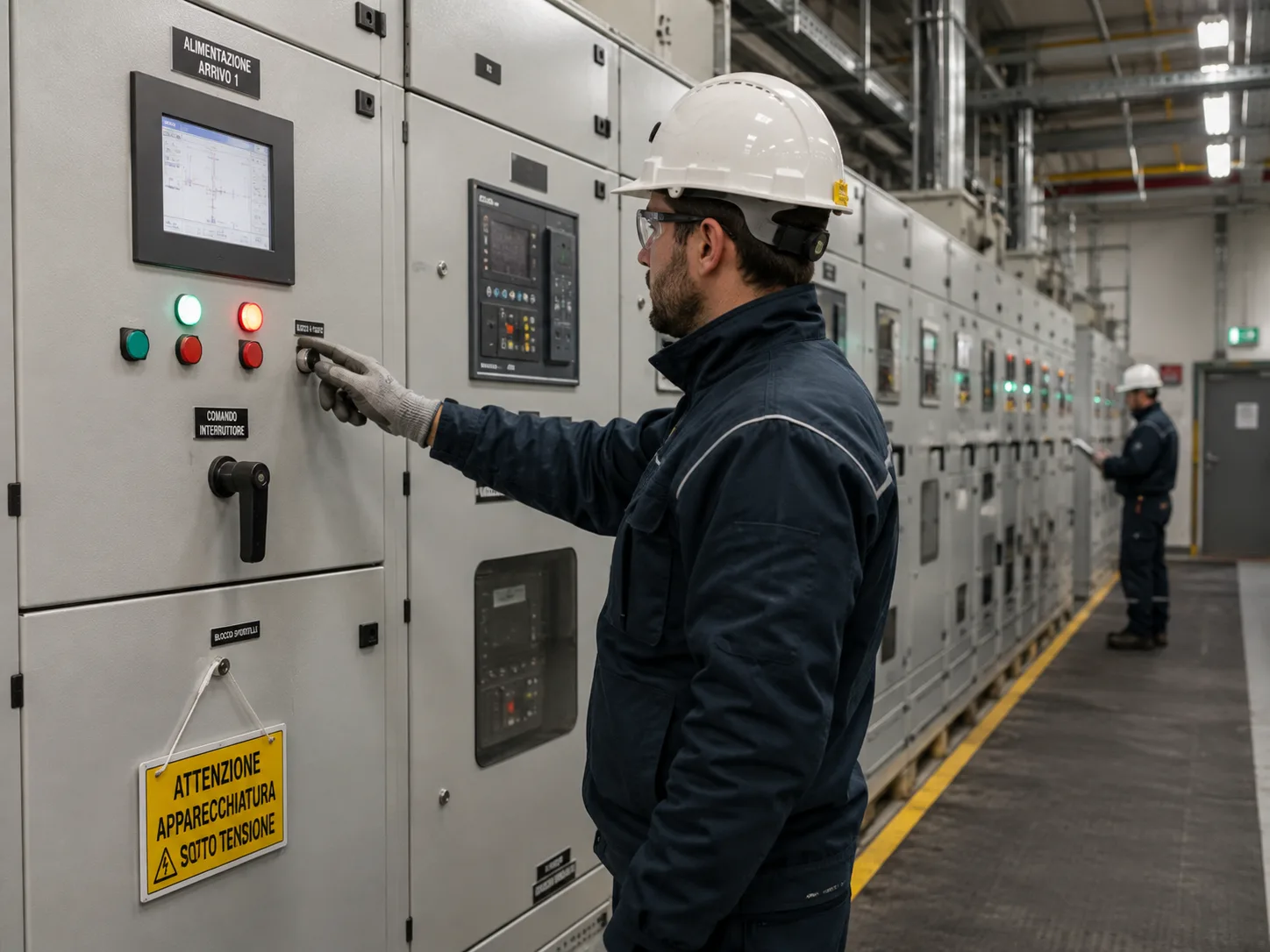 Energizzazione e commissioning di impianto elettrico industriale